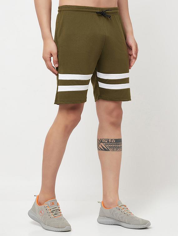 green stripes mid rise short - 18445276 - Zoom Image - 2