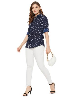 roll up sleeved printed regular shirt - 18445439 - Standard Image - 4