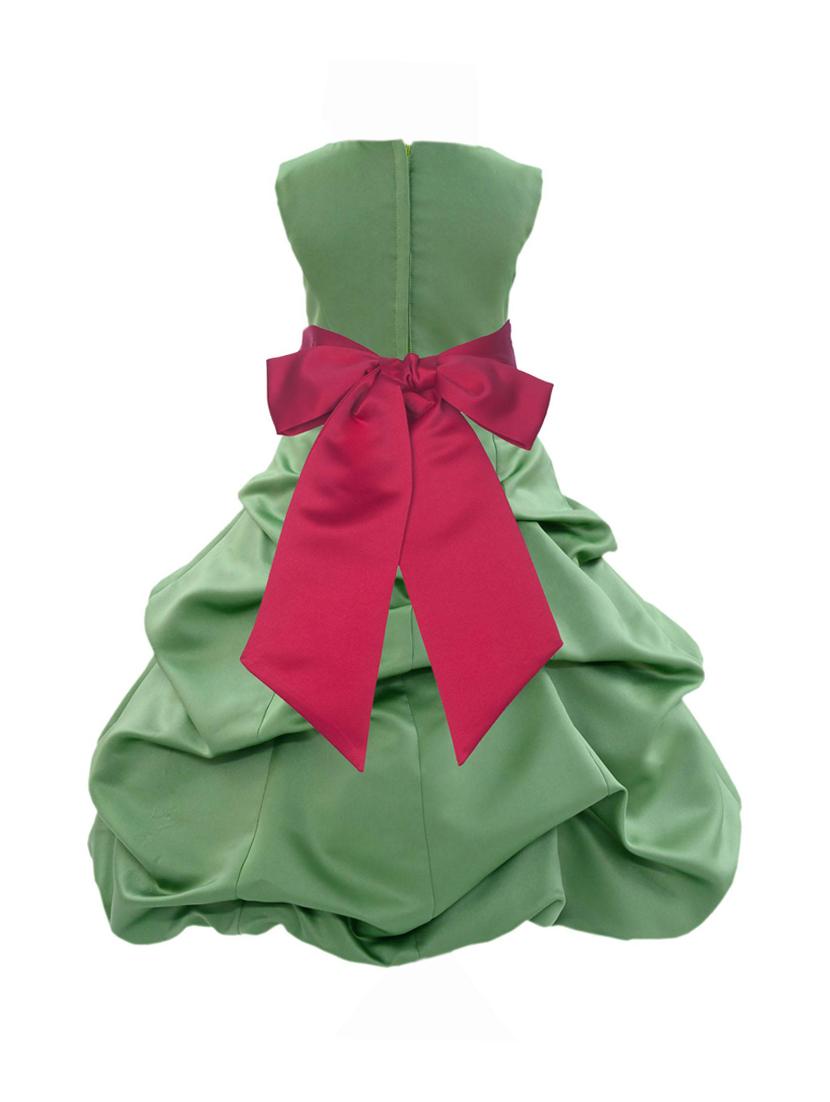 contrast bow front layered frock - 18445734 - Zoom Image - 2