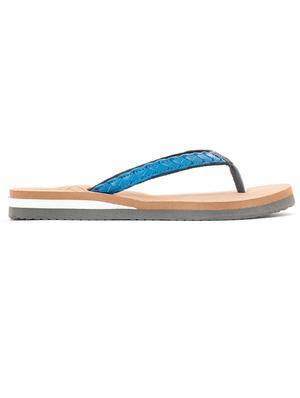 blue flat slippers flip flop - 18445866 - Standard Image - 2