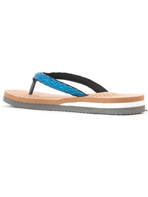 blue flat slippers flip flop - 18445866 - Standard Image - 3