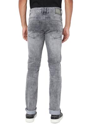 grey solid distressed jean - 18445916 - Standard Image - 3
