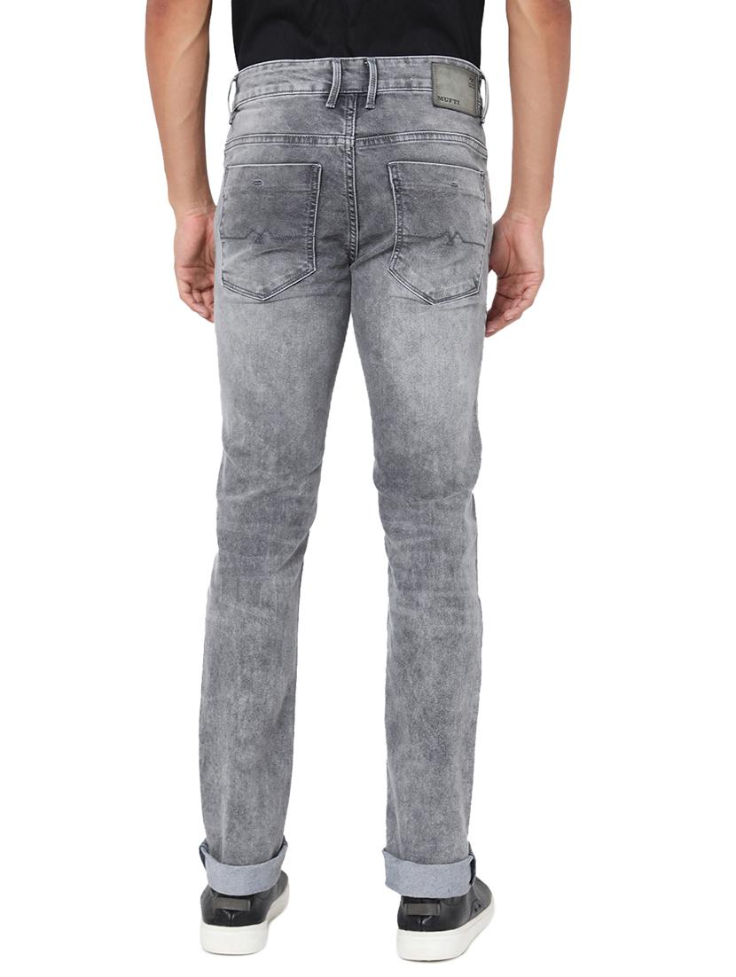 grey solid distressed jean - 18445916 - Zoom Image - 3