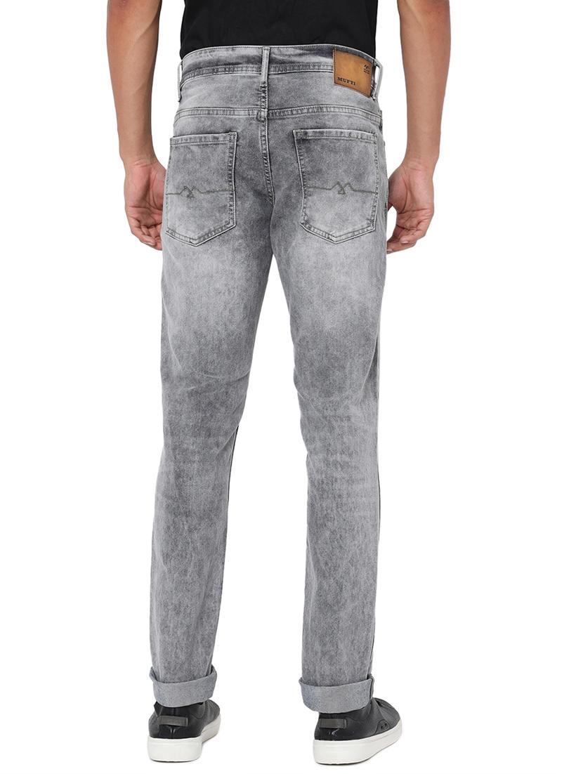 grey solid distressed jean - 18445917 - Zoom Image - 3