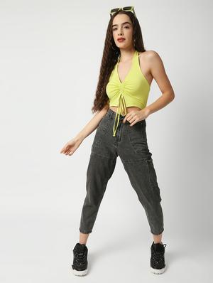 halter neck crop top - 18446228 - Standard Image - 3