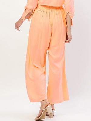 high rise solid pleated trouser - 18446940 - Standard Image - 3