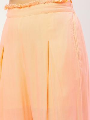 high rise solid pleated trouser - 18446940 - Standard Image - 5