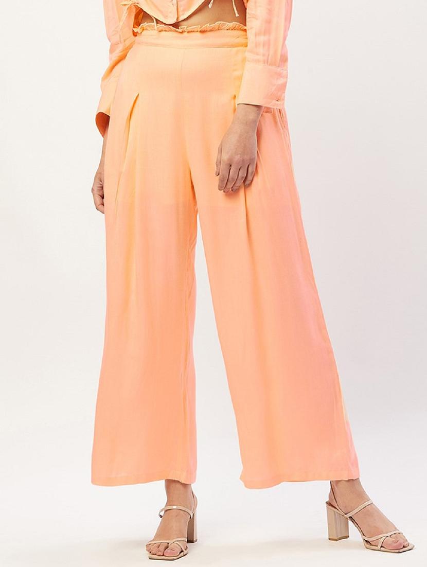 high rise solid pleated trouser - 18446940 - Zoom Image - 1