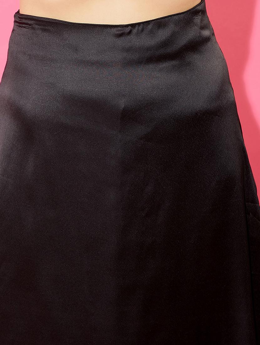 high rise solid a-line skirt - 18446966 - Zoom Image - 5