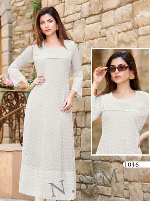 georgette kurta pant set - 18447144 - Standard Image - 2