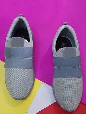 men grey slip on sport shoe - 18447365 - Standard Image - 2