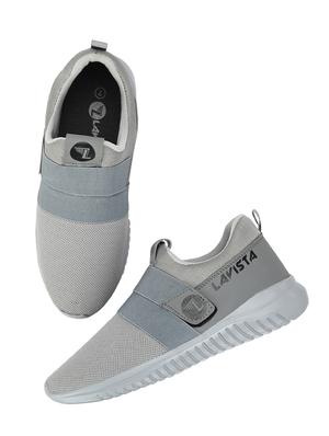 men grey slip on sport shoe - 18447365 - Standard Image - 4