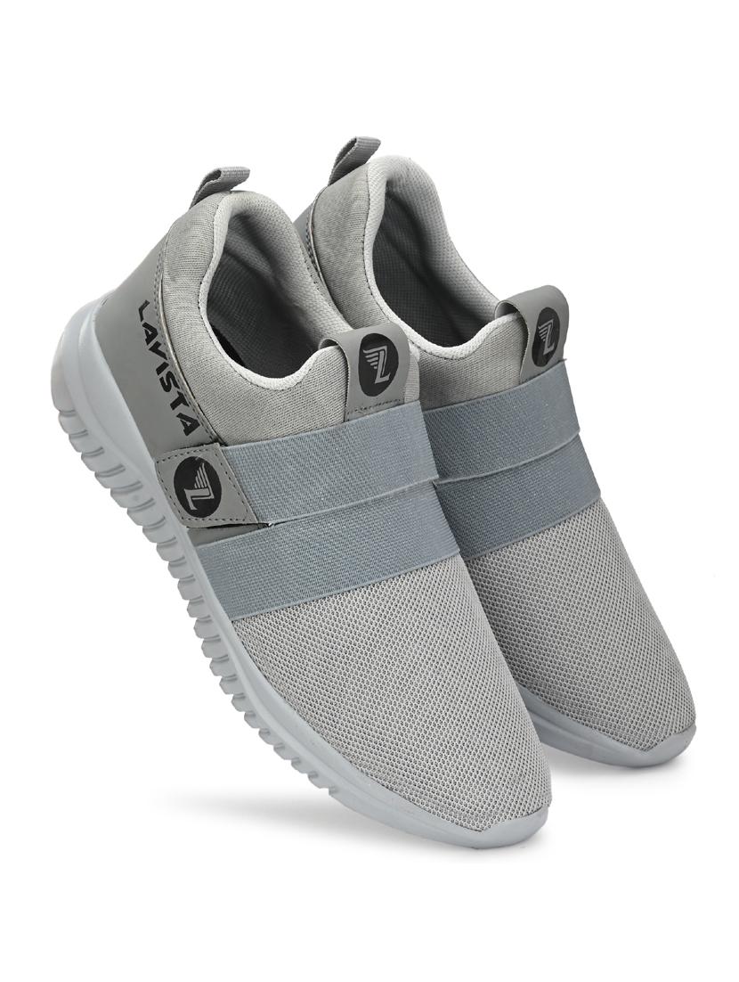 men grey slip on sport shoe - 18447365 - Zoom Image - 1