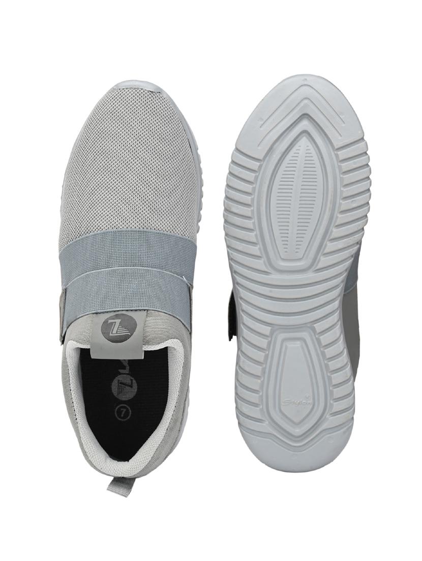 men grey slip on sport shoe - 18447365 - Zoom Image - 5