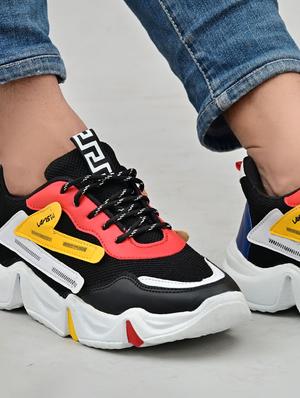 men multi lace up sport shoe - 18447366 - Standard Image - 6
