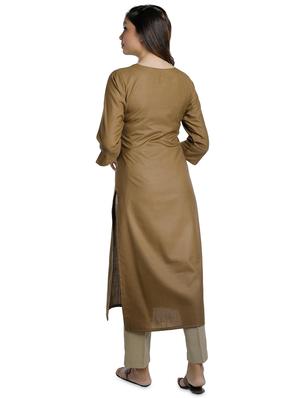 embroidered kurta pant set - 18447443 - Standard Image - 3
