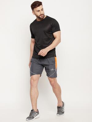 grey color-blocked short - 18447467 - Standard Image - 4