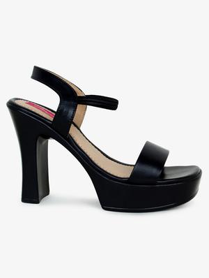 black ankle strap sandal - 18447491 - Standard Image - 2