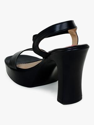 black ankle strap sandal - 18447491 - Standard Image - 3