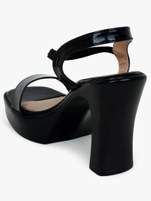 black ankle strap sandal - 18447492 - Standard Image - 3