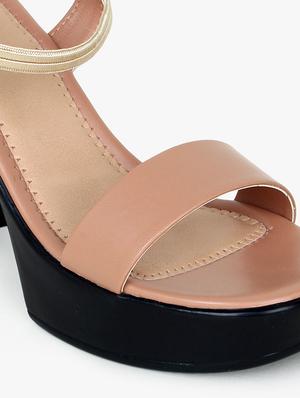 beige ankle strap sandal - 18447495 - Standard Image - 3