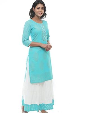 women kurta bottom set - 18447526 - Standard Image - 2