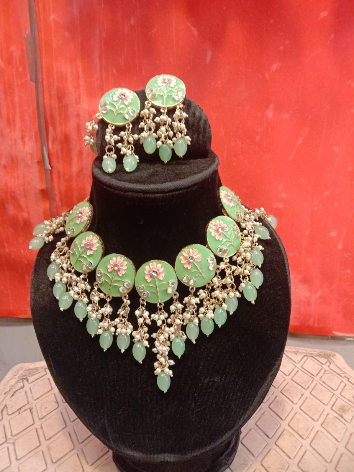 women party wear necklace set - 18447542 - Zoom Image - 2