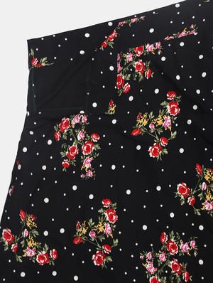 floral flared lehenga with dupatta - 18447990 - Standard Image - 6