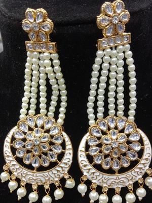 women party wear earring - 18448013 - Standard Image - 2