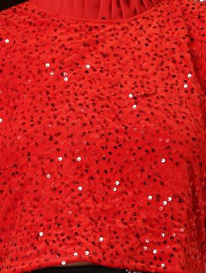 flute sleeved embellished regular top - 18448058 - Standard Image - 5
