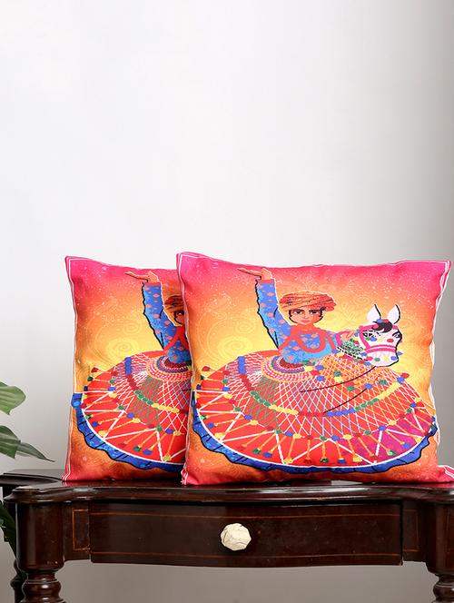 alina decor set of 2 digital printed cushion covers 16 x 16 inch - 18448132 - Standard Image - 1