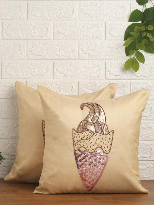 alina decor set of 2 embllished cushion covers 16 x 16 inch - 18448197 - Standard Image - 1
