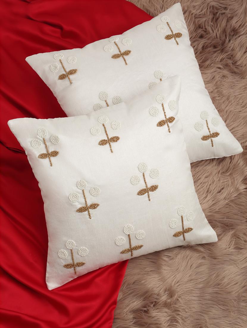 alina decor set of 2 embllished cushion covers 16 x 16 inch - 18448229 - Zoom Image - 1