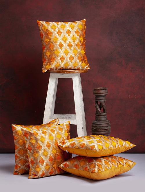 alina decor set of 5 cushion covers 24 x 24 inch - 18448306 - Standard Image - 1