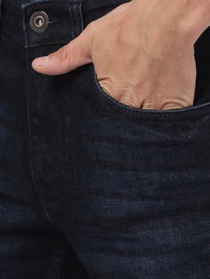 navy-blue light-washed denim jean - 18448540 - Standard Image - 5