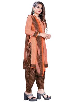 printed unstitched salwar suit set - 18448793 - Standard Image - 2