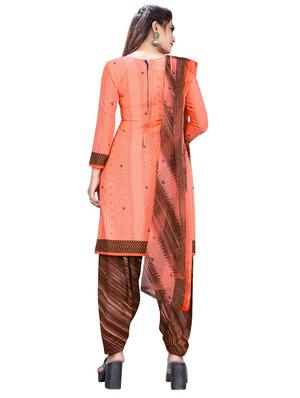 printed unstitched salwar suit set - 18448793 - Standard Image - 3
