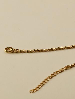 gold plated tear drop necklace - 18449914 - Standard Image - 3