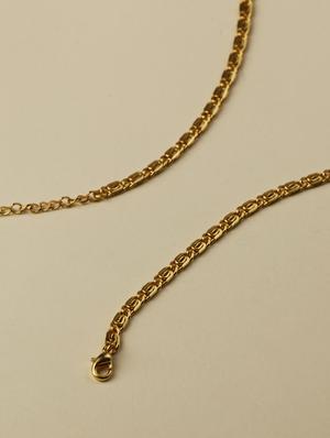 gold plated boho leaf necklace - 18449915 - Standard Image - 3