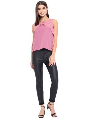 sleeveless ruffle regular top - 18450207 - Standard Image - 7