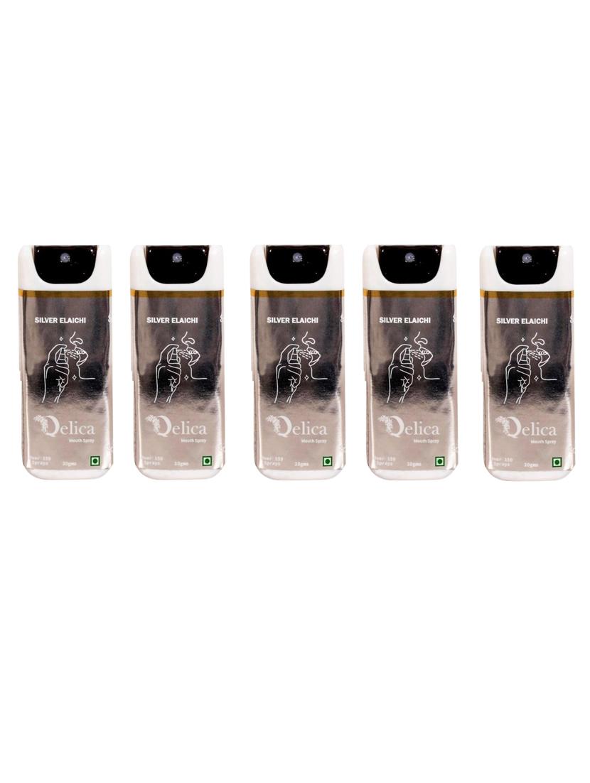 pack of 5 silver elaichi mouth freshener spray - 18450732 - Zoom Image - 1