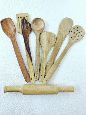 spatula set for non stick::spoon set::pav bhaji maker::serving spoons::hand blender - 18450886 - Standard Image - 2