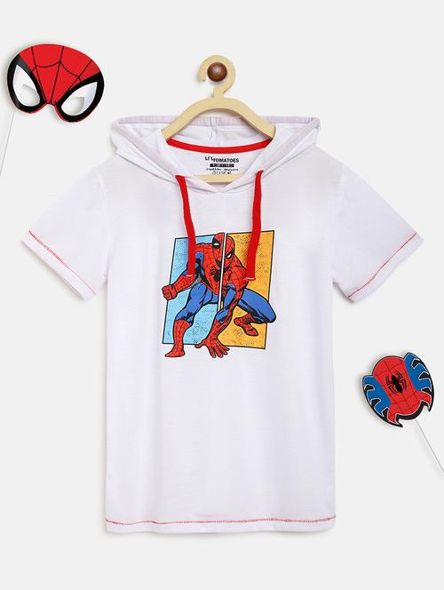 boys white graphic t-shirt - 18451059 - Standard Image - 1