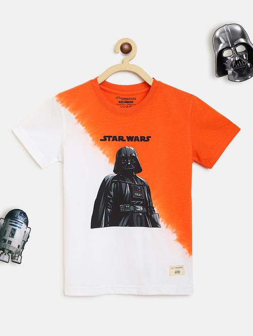 boys orange graphic t-shirt - 18451065 - Standard Image - 1