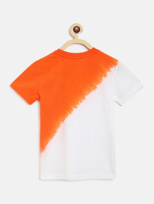 boys orange graphic t-shirt - 18451065 - Standard Image - 2