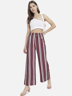 mid rise striped palazzo - 18451087 - Standard Image - 5