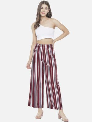 mid rise striped palazzo - 18451087 - Standard Image - 6
