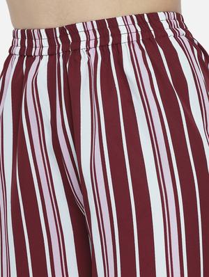 mid rise striped palazzo - 18451087 - Standard Image - 7