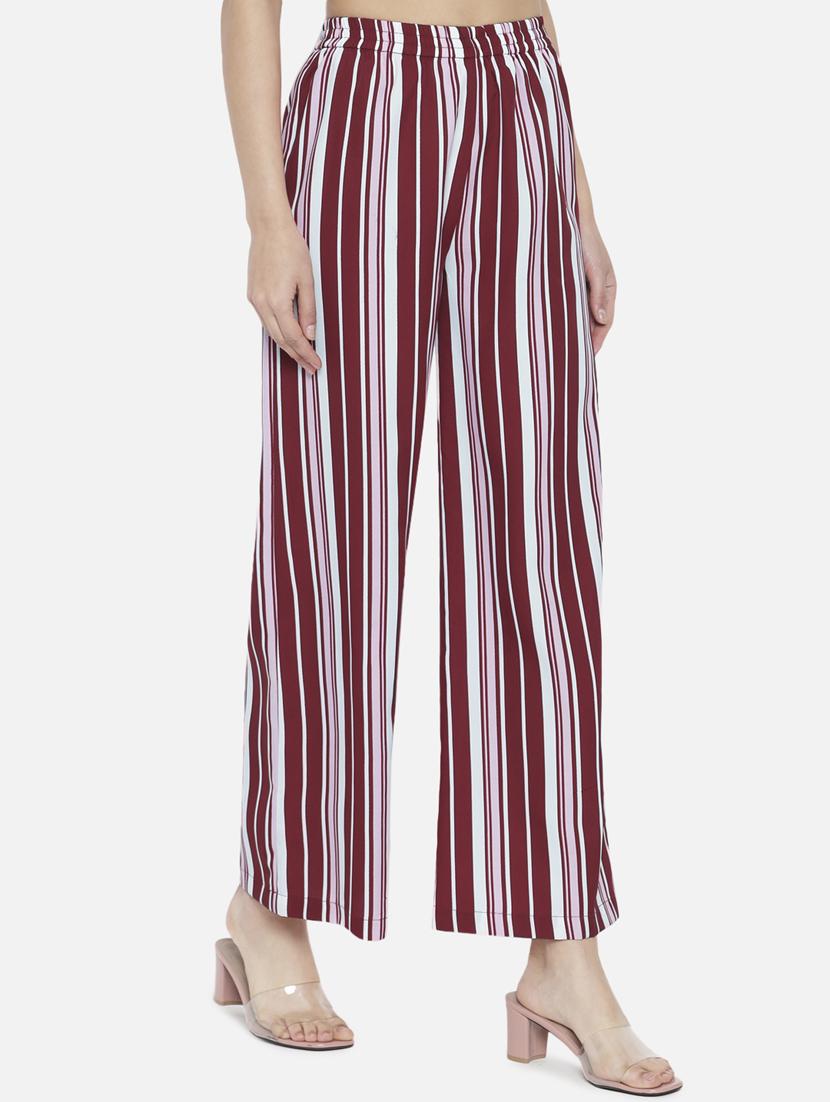 mid rise striped palazzo - 18451087 - Zoom Image - 3