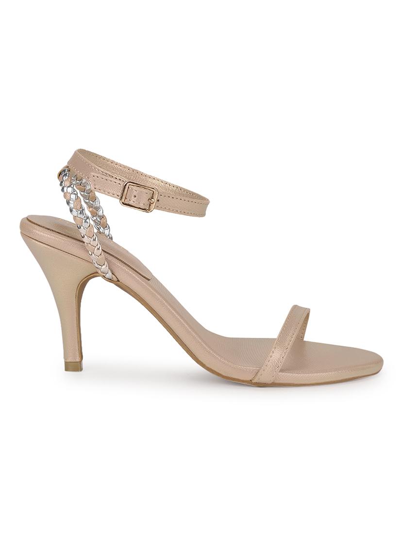 women nude ankle strap sandal - 18451714 - Zoom Image - 3